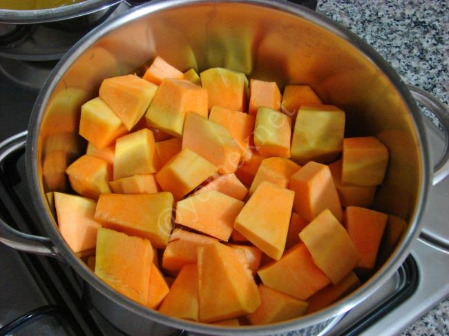 Krem Şantili Tatlı Bal Kabağı Püresi - Yapılışı (2/12) 