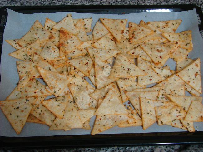 Lavaştan Baharatlı Cips - Yapılışı (11/16) 