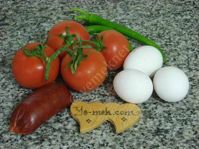 Sucuklu Menemen - Yapılışı (1/12) 