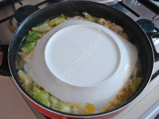 Etli Lahana Dolması - Yapılışı (12/16) 