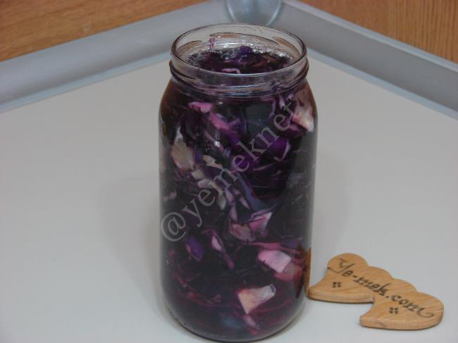 Kırmızı Lahana Turşusu - Yapılışı (11/16) 