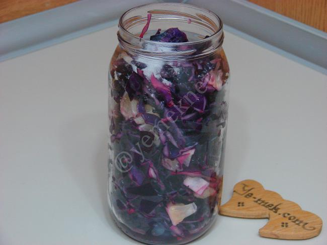 Kırmızı Lahana Turşusu - Yapılışı (8/16) 