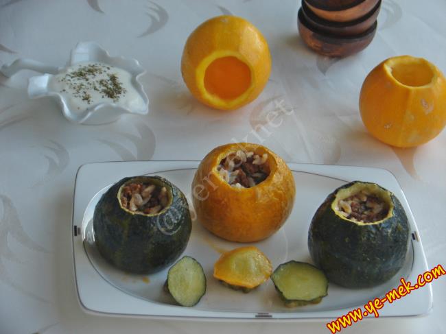 Şapkalı Kabak Dolması - Yapılışı (10/16) 