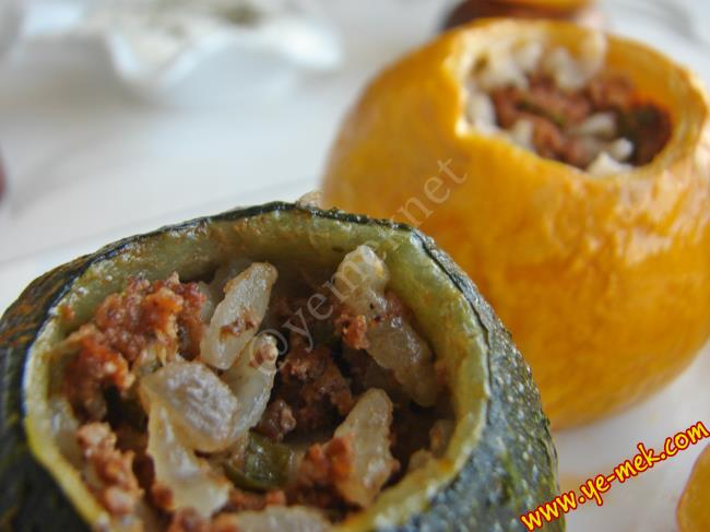 Şapkalı Kabak Dolması - Yapılışı (12/16) 