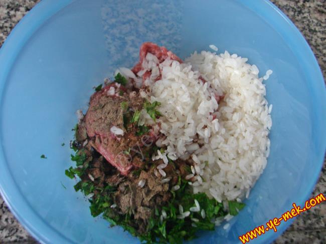 Şapkalı Kabak Dolması - Yapılışı (4/16) 