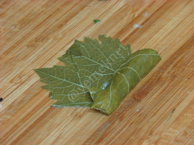 Kırmızı Mercimekli Yaprak Sarması - Yapılışı (10/16) 