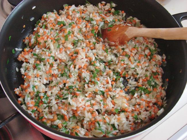 Kırmızı Mercimekli Yaprak Sarması - Yapılışı (6/16) 