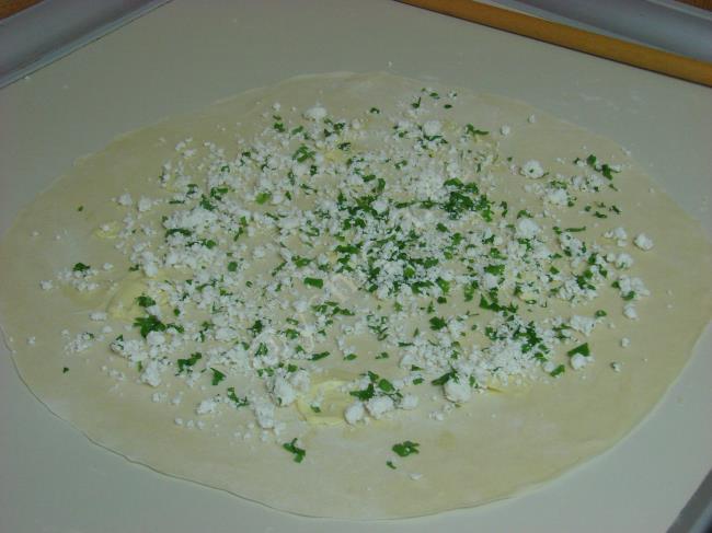 El Açması Peynirli Maydanozlu Gözleme - Yapılışı (9/16) 