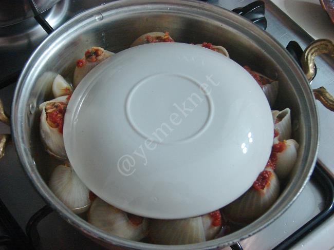 Etli Soğan Dolması - Yapılışı (12/16) 