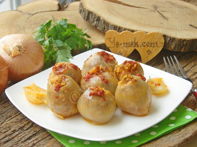 Etli Soğan Dolması - Yapılışı (14/16) 