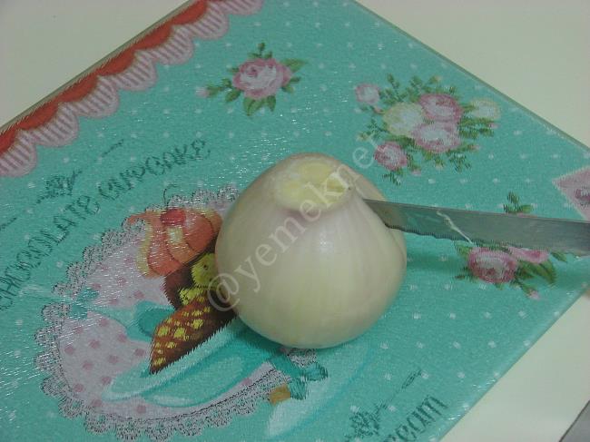 Etli Soğan Dolması - Yapılışı (3/16) 