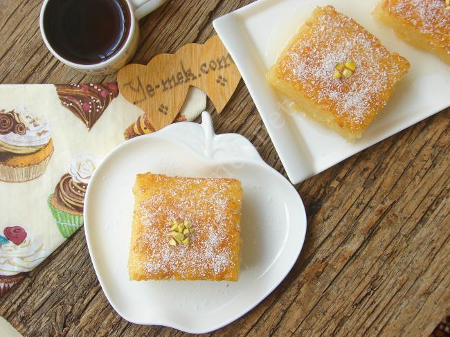 İrmikli Revani Tatlısı - Yapılışı (14/16) 