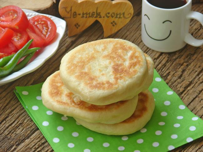 Tavada Pita Ekmeği - Yapılışı (9/12) 