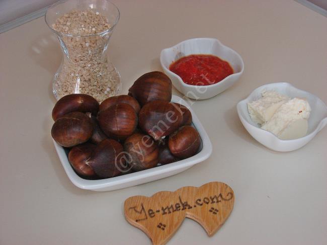 Kestaneli Tarhana Çorbası - Yapılışı (1/12) 