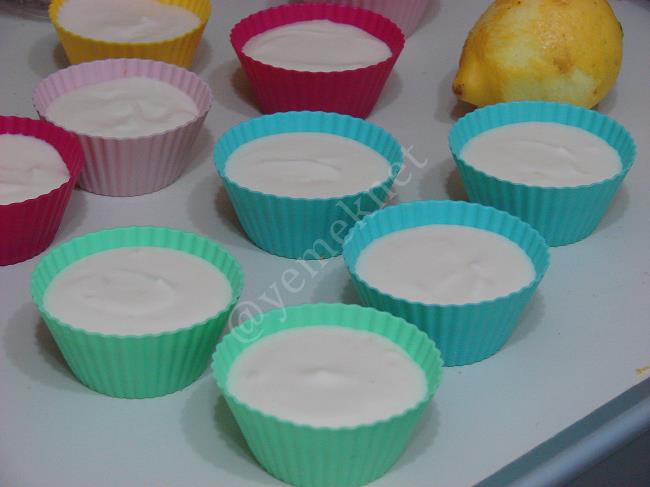 Limonlu Mini Çiz Kek (Cheesecake) Nasıl Yapılır? (13/24) Resimli