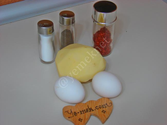 Patatesli Omlet - Yapılışı (1/12) 