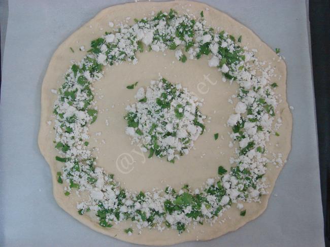 Peynirli Güneş Poğaça - Yapılışı (8/20) 