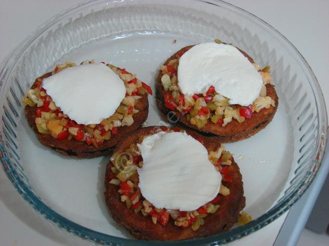 Sebzeli Patlıcan Kulesi - Yapılışı (13/20) 