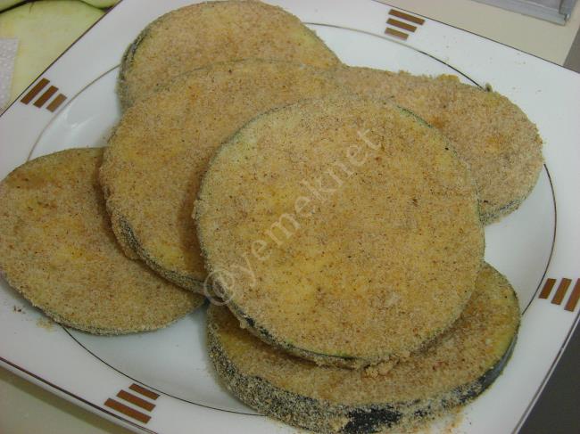 Sebzeli Patlıcan Kulesi - Yapılışı (8/20) 