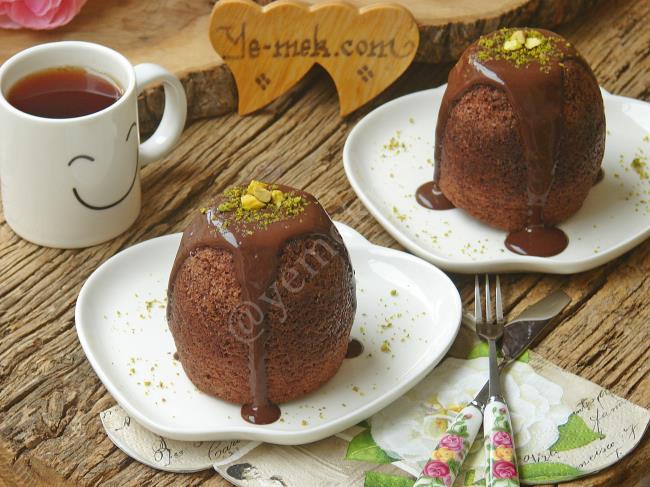Tencerede Kakaolu Fincan Kek Nasıl Yapılır? (16/16) Resimli Yemek