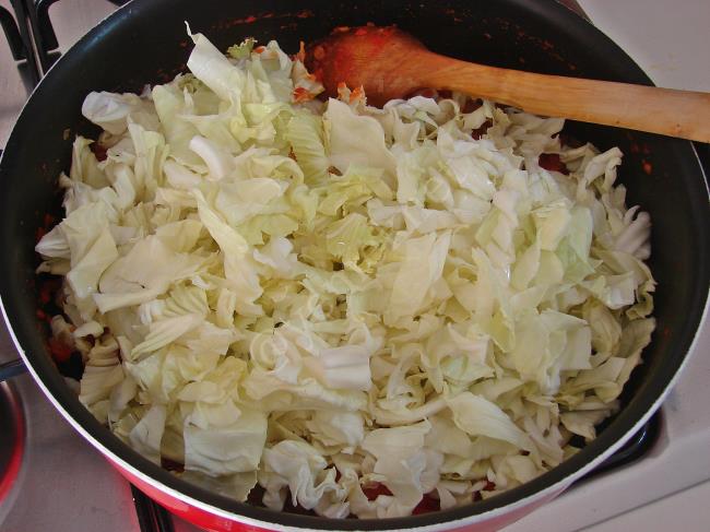 Zeytinyağlı Kapuska - Yapılışı (7/12) 