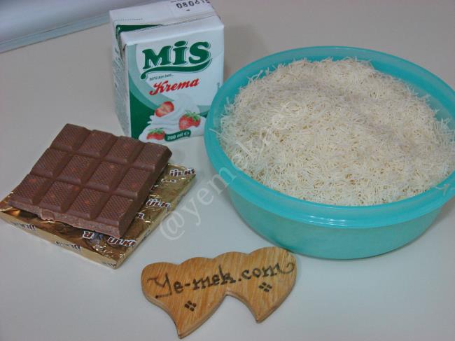 Çikolatalı Kadayıf Çıtırları - Yapılışı (1/16) 