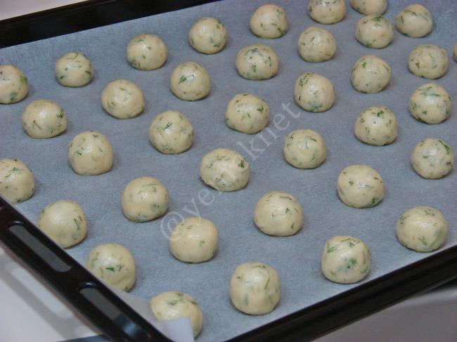 Dereotlu Kurabiye - Yapılışı (5/12) 