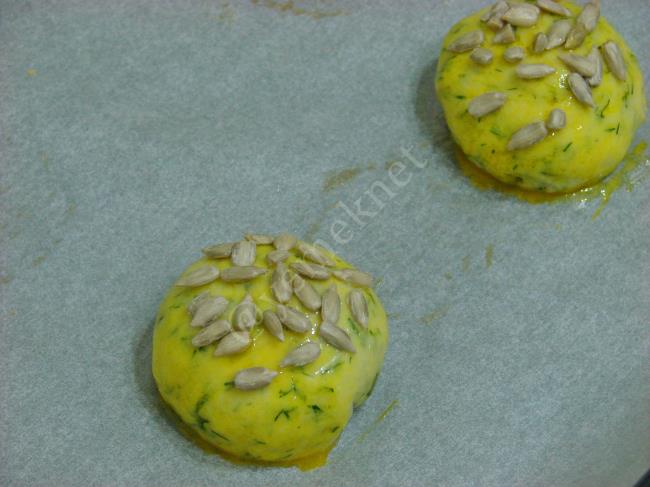 Dereotlu Peynirli Poğaça - Yapılışı (8/12) 