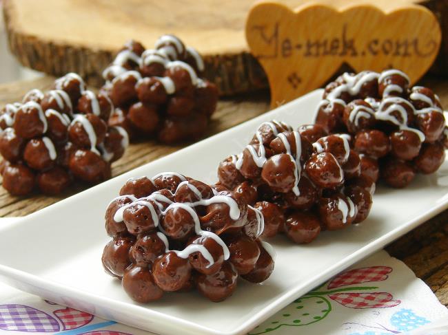 Metro Çikolatalı Coco Pops Topları - Yapılışı (9/12) 