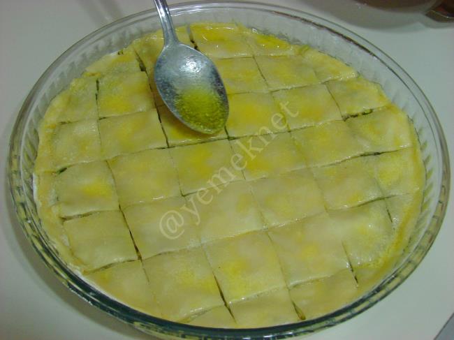 Ev Yapımı Antep Fıstıklı Baklava - Yapılışı (16/24) 