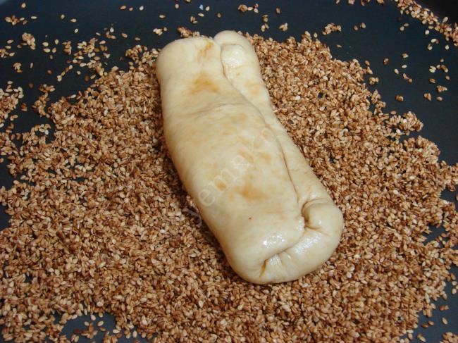 Zeytinli İçli Simit - Yapılışı (13/20) 