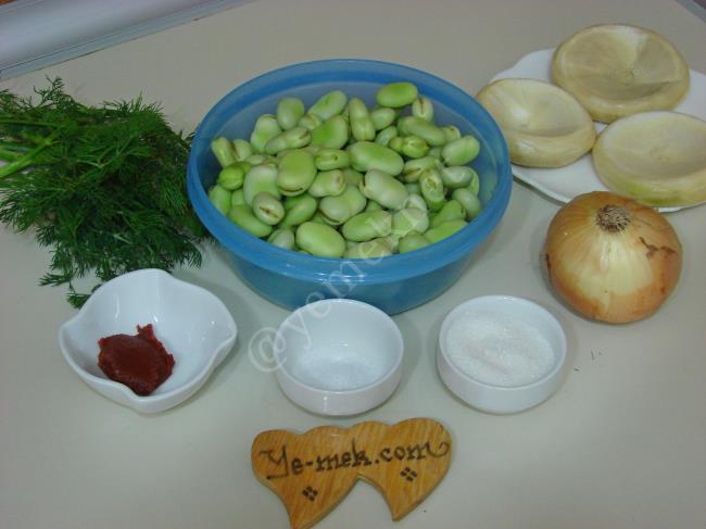 Zeytinyağlı Enginarlı İç Bakla - Yapılışı (1/12) 