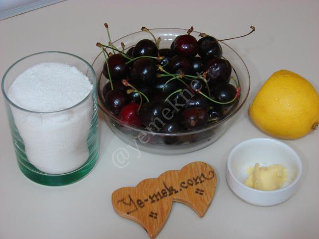 Ev Yapımı Kiraz Reçeli - Yapılışı (1/8) 