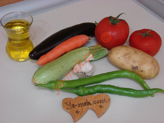 Karışık Sebze Kızartması - Yapılışı (1/12) 