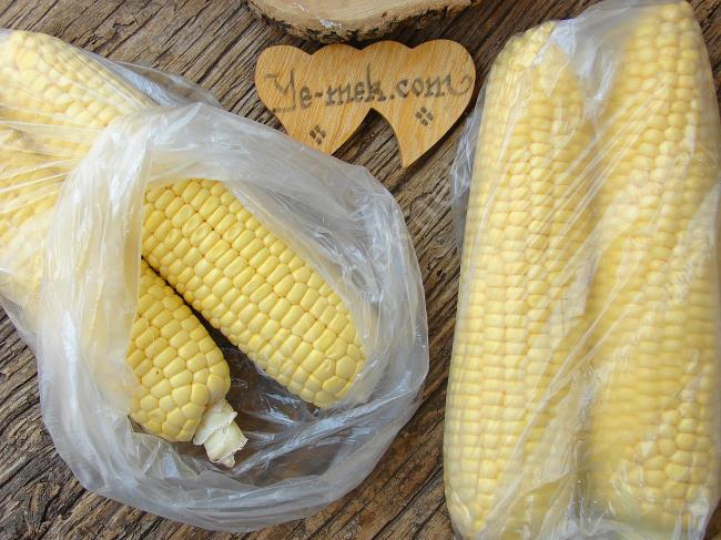 Buzlukta Süt Mısırı Saklama - Yapılışı (6/8) 