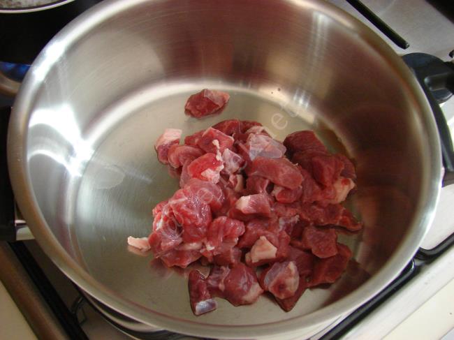 Etli Kabak Yemeği - Yapılışı (2/12) 