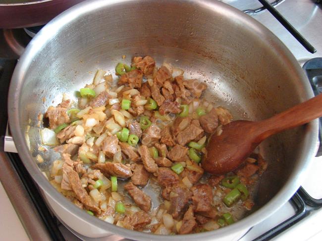 Etli Kabak Yemeği - Yapılışı (5/12) 