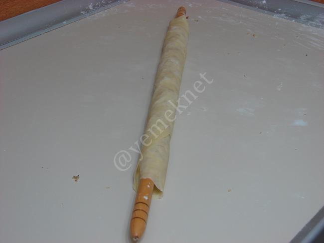 Ev Yapımı Cevizli Büzme Baklava - Yapılışı (11/20) 