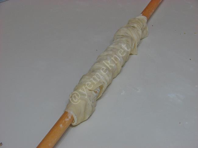 Ev Yapımı Cevizli Büzme Baklava - Yapılışı (12/20) 