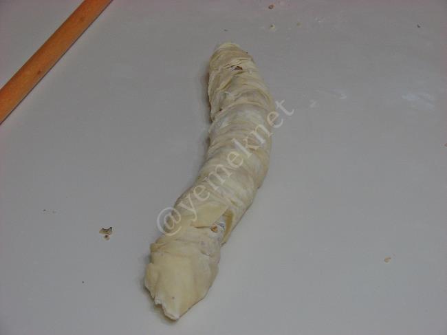 Ev Yapımı Cevizli Büzme Baklava - Yapılışı (13/20) 