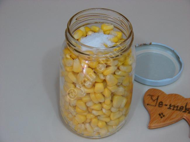 Ev yapımı Taze Mısır Konservesi - Yapılışı (3/8) 