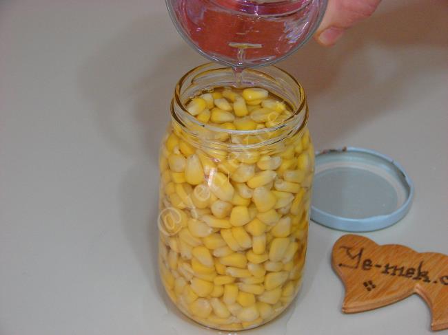 Ev yapımı Taze Mısır Konservesi - Yapılışı (4/8) 