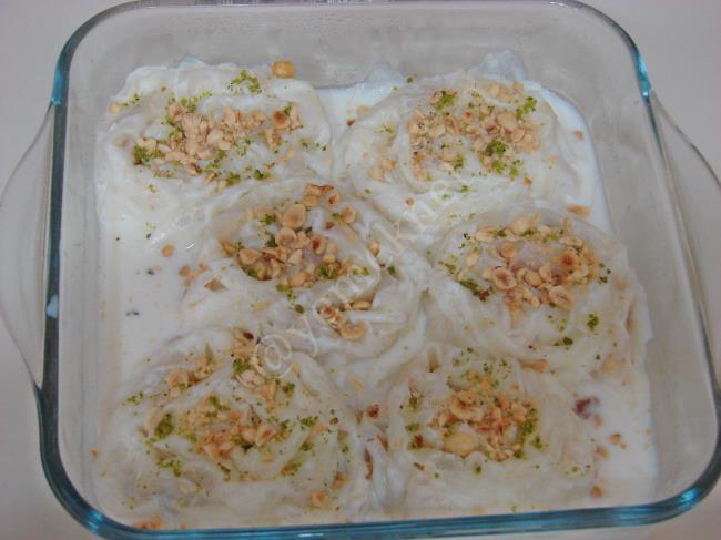 Fındıklı Sarma Güllaç - Yapılışı (11/16) 