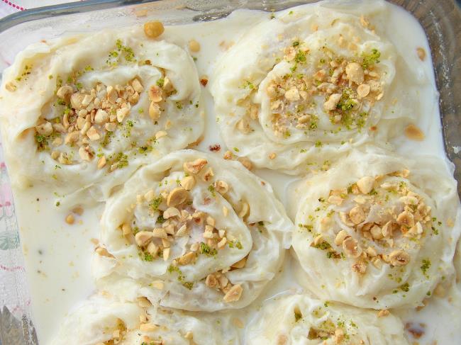 Fındıklı Sarma Güllaç - Yapılışı (12/16) 