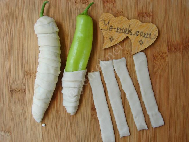 Milföylü Biber Sarma - Yapılışı (4/12) 