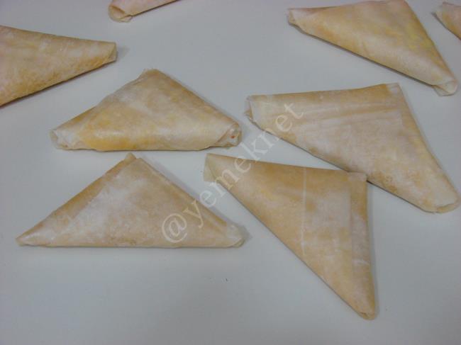 Muhallebili Muska Tatlısı - Yapılışı (10/16) 