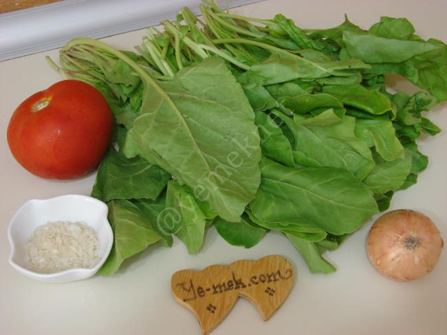 Pirinçli Pazı Yemeği - Yapılışı (1/8) 