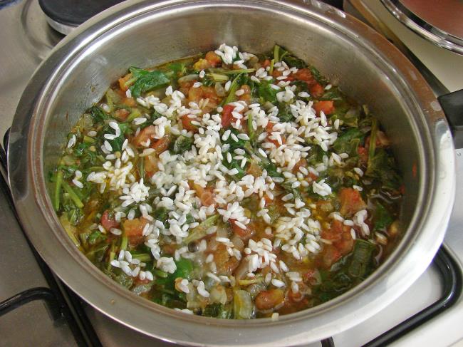 Pirinçli Pazı Yemeği - Yapılışı (6/8) 