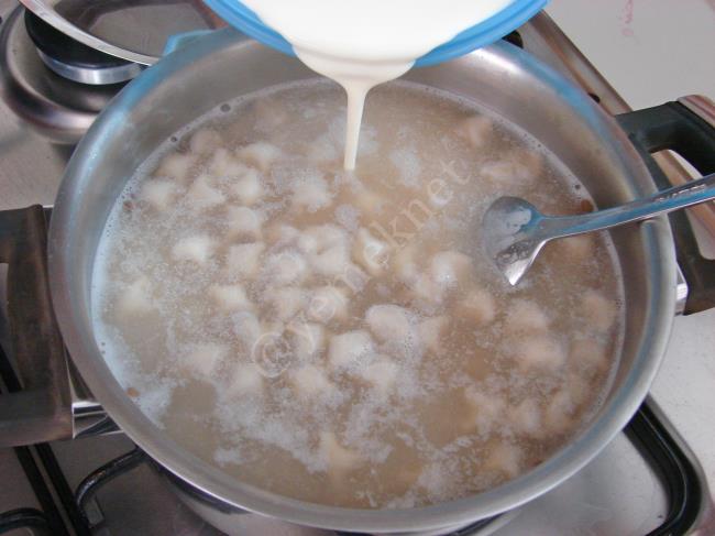 Yeşil Mercimekli Mantı Çorbası - Yapılışı (6/12) 