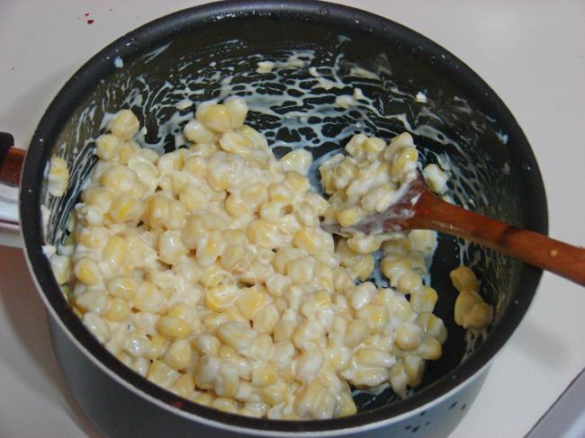 Bardakta Peynir Soslu Mısır - Yapılışı (10/12) 
